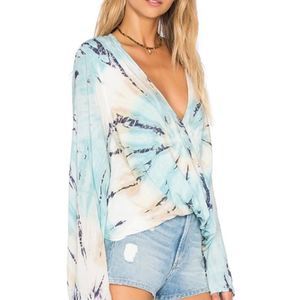 Blue Life Tie-Dye Hayley Top XS